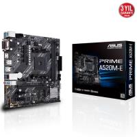 ASUS PRIME A520M-E A520 Soket AM4 AMD Ryzen DDR4 4600MHz (O.C.) M.2 Anakart - 1